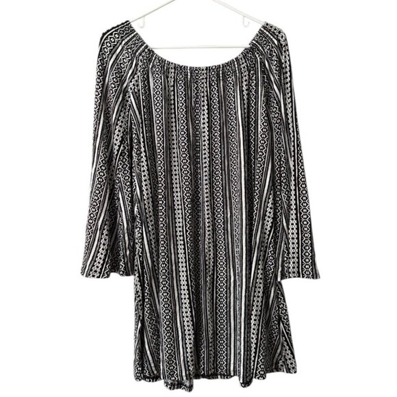 Express Cold Shoulder Tunic Dress Size Small Stretch Rayon Blend Career Office - Picture 2 of 12